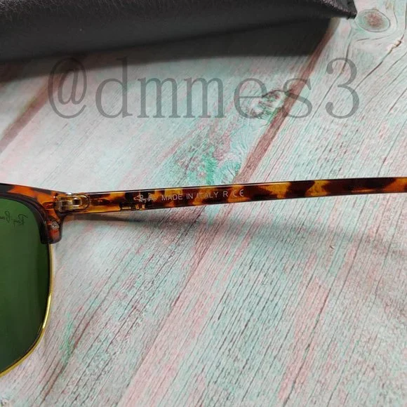 ?Ray-Ban New 3016 Sunglasses 51MM Green gold frame - www  display picture 1